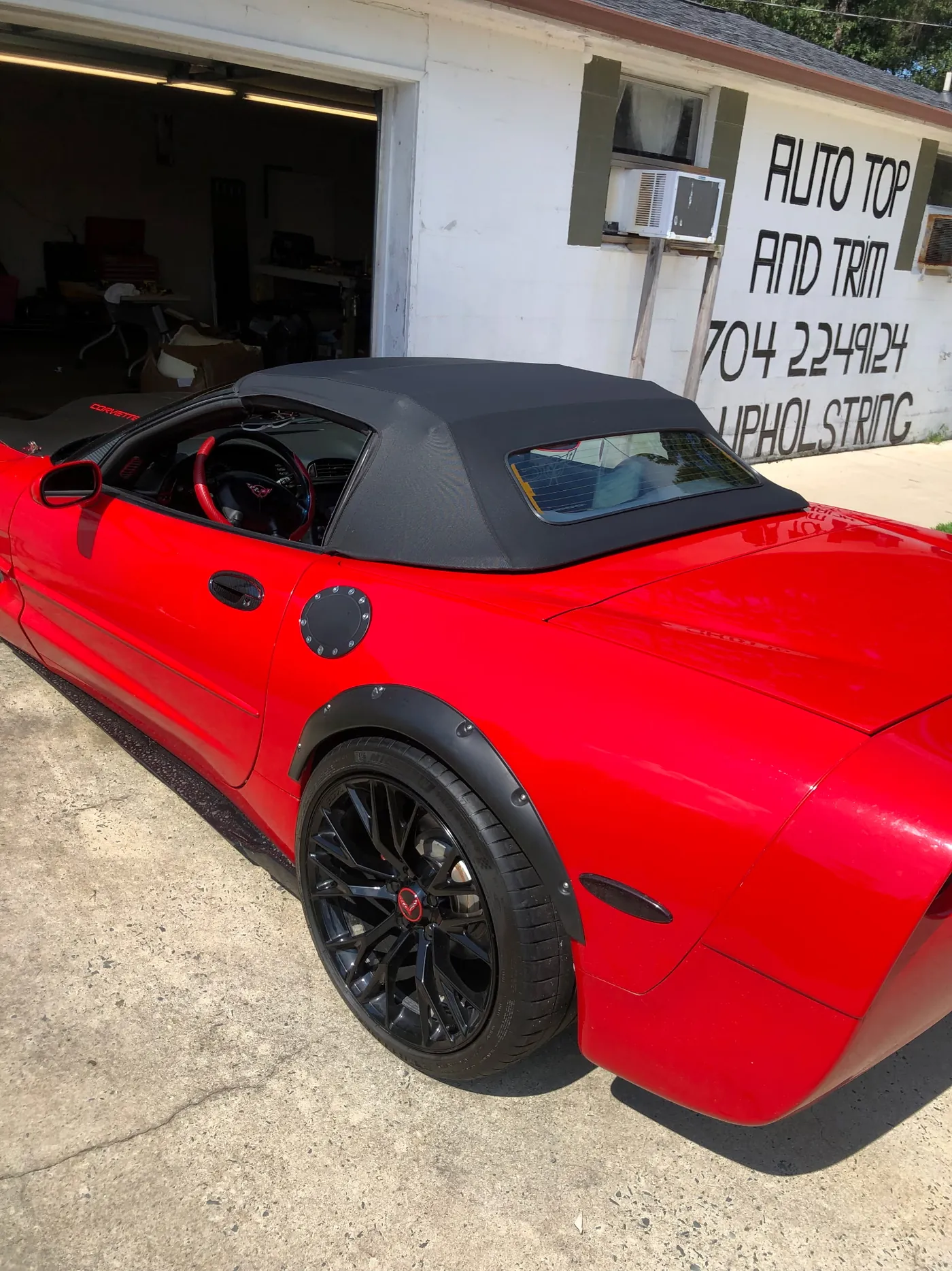 Corvette — new black top