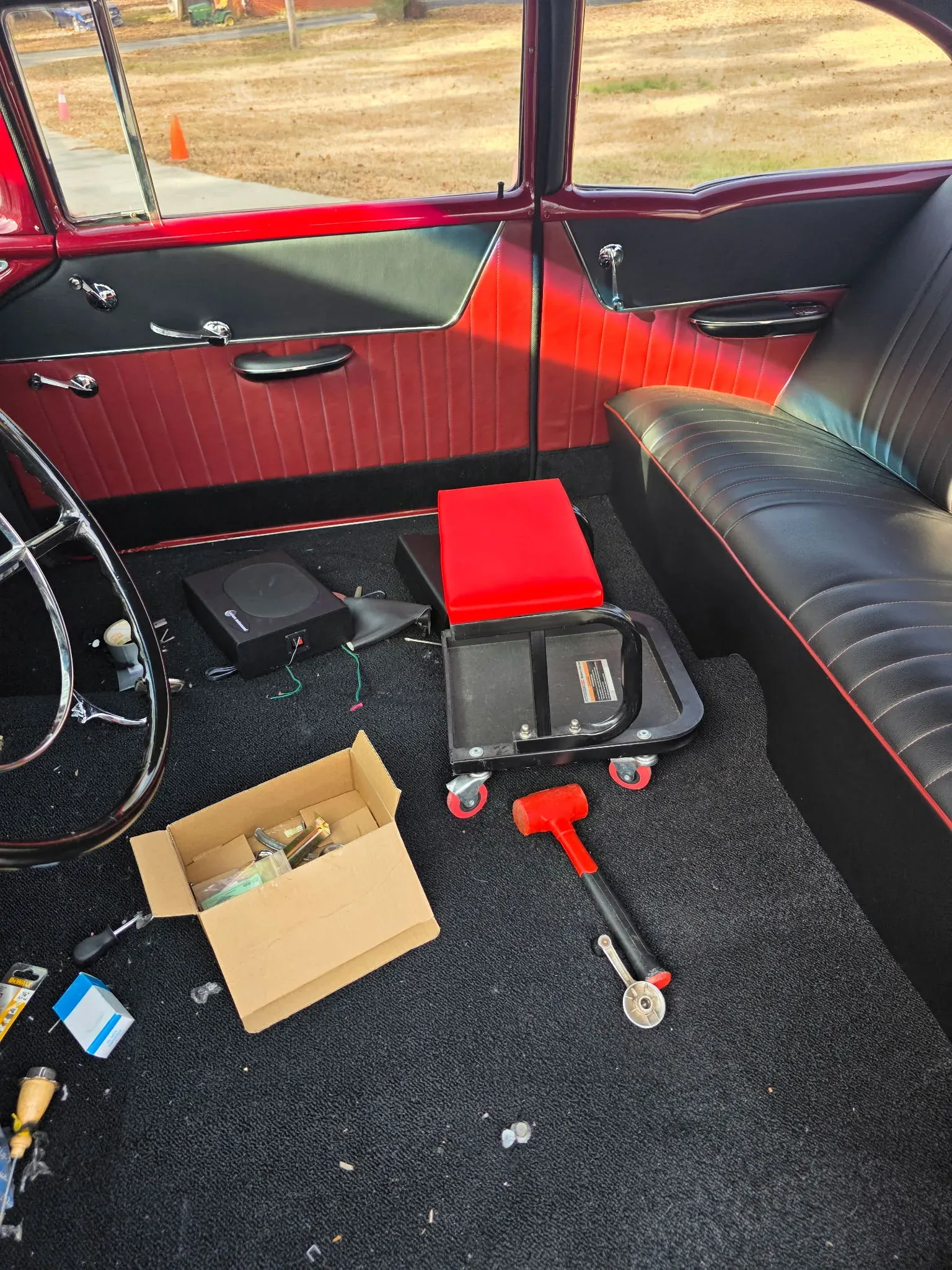 Classic Chevrolet — bench seat and door panels
