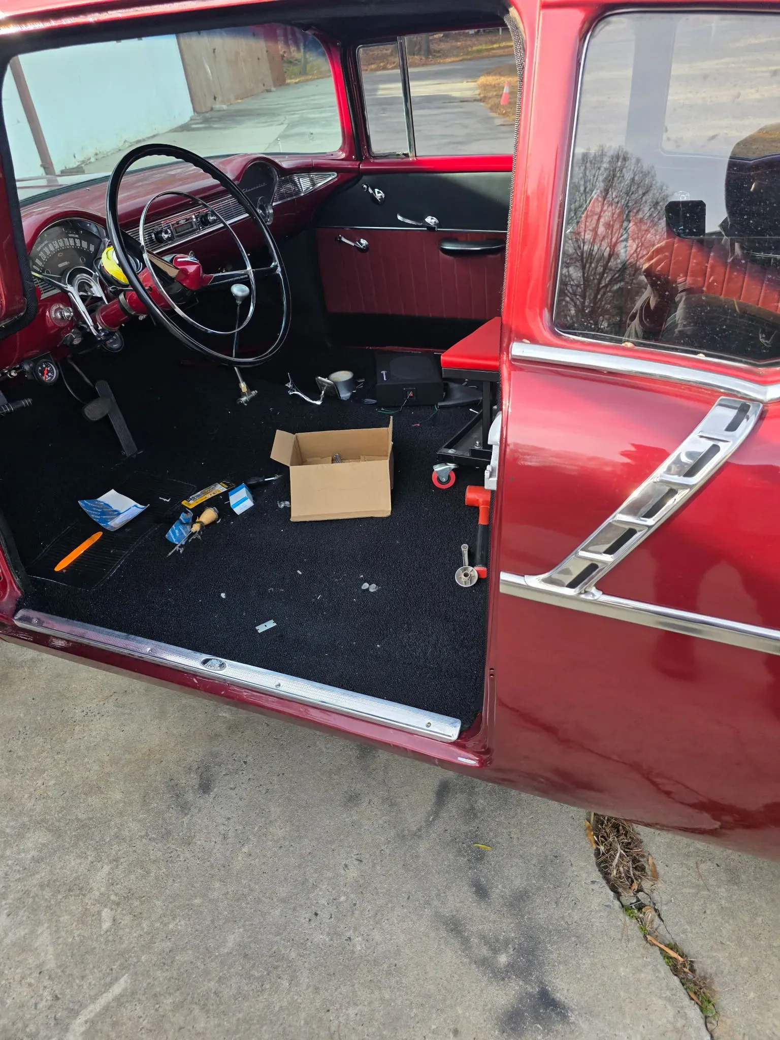 Classic Chevrolet — carpet fitted