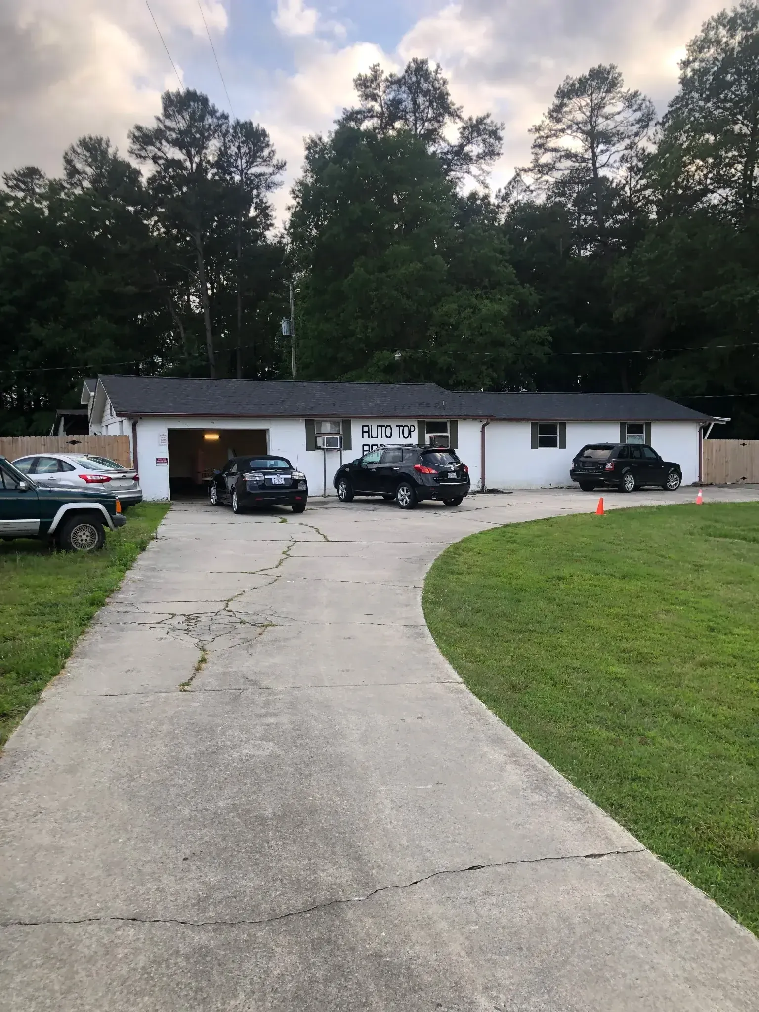 The Auto Tops and Trim shop on West Highway 74 in Monroe