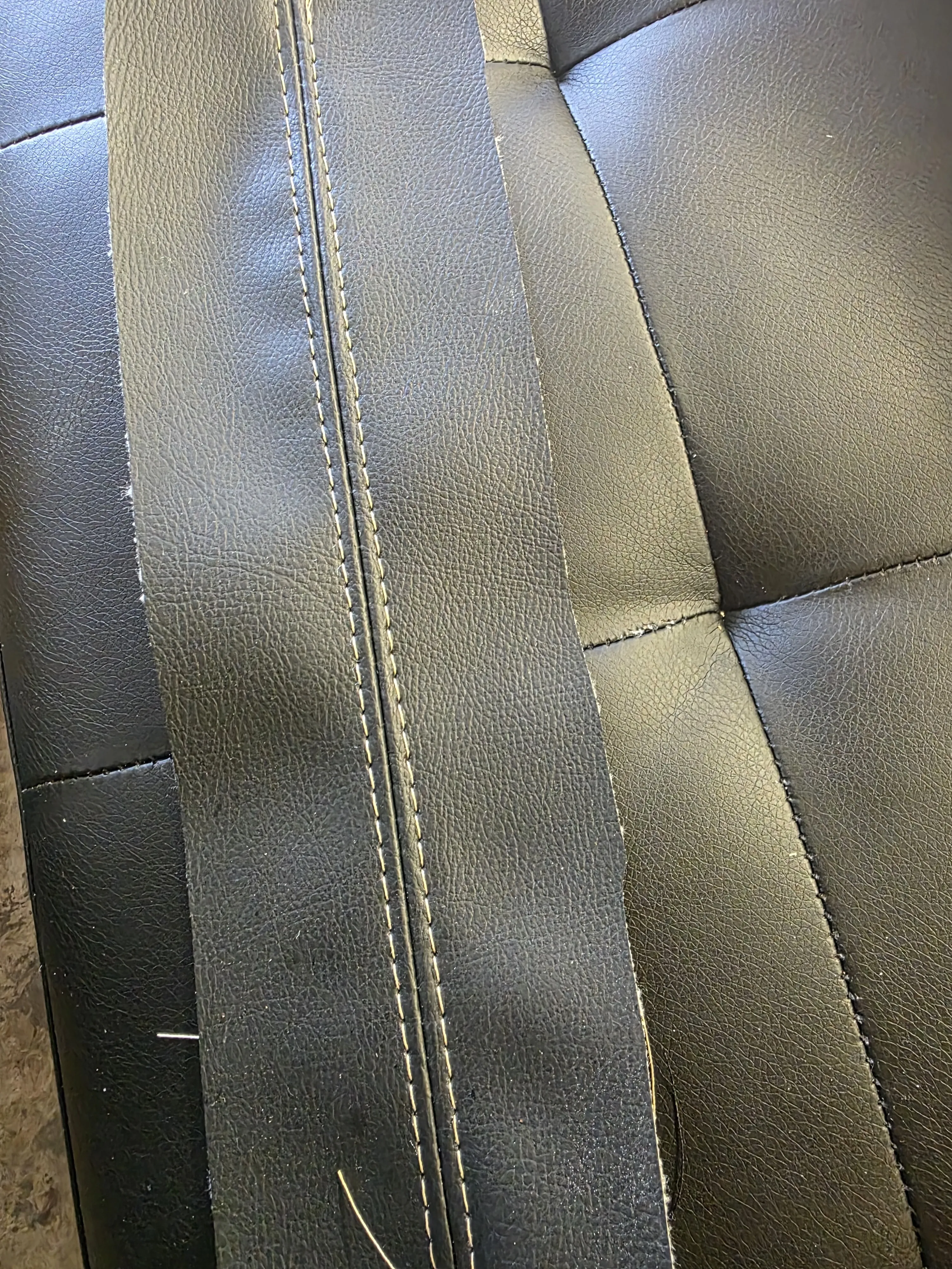 Stitched seam detail