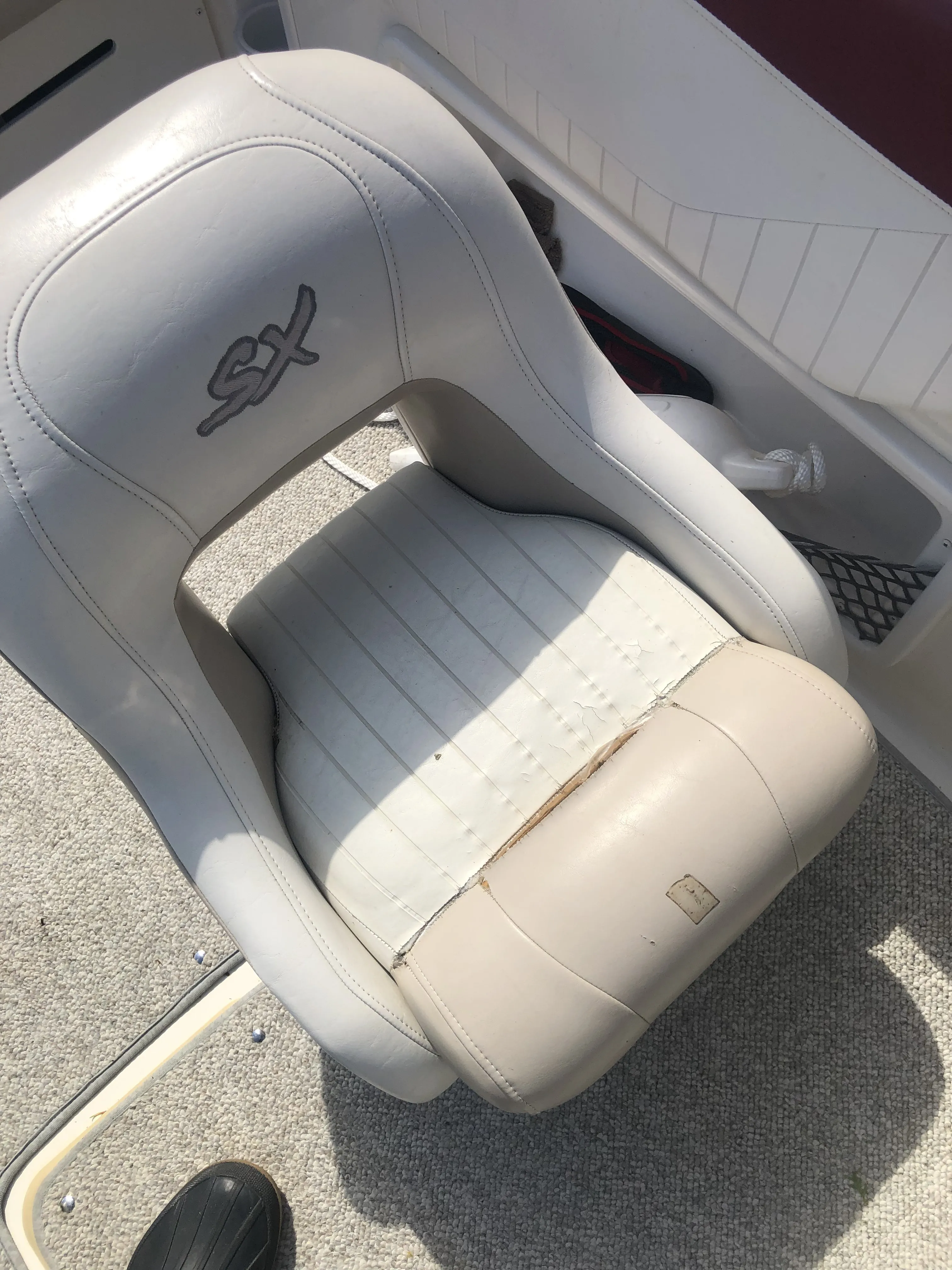 After — white helm seat angle