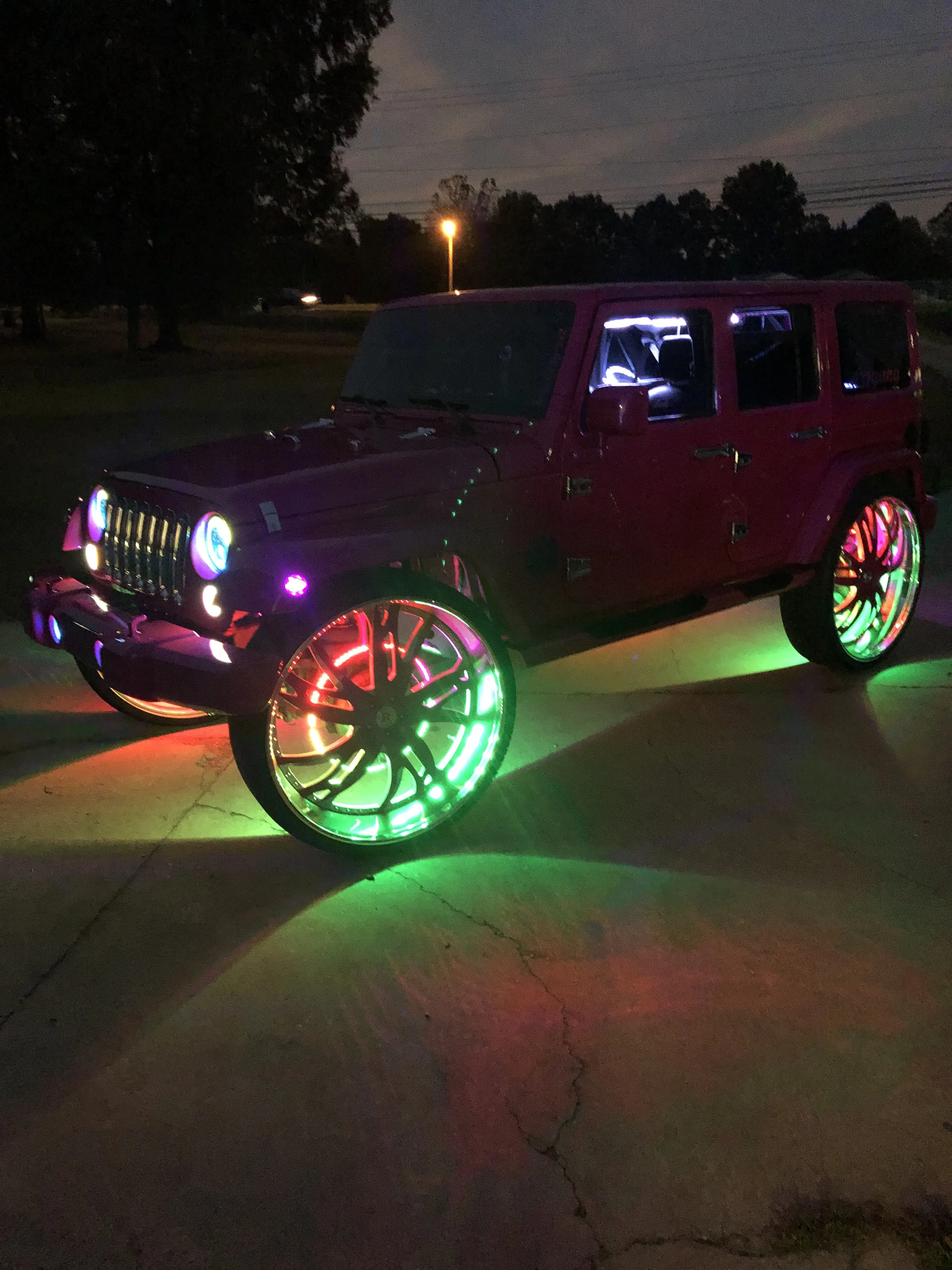 Wrangler underglow front