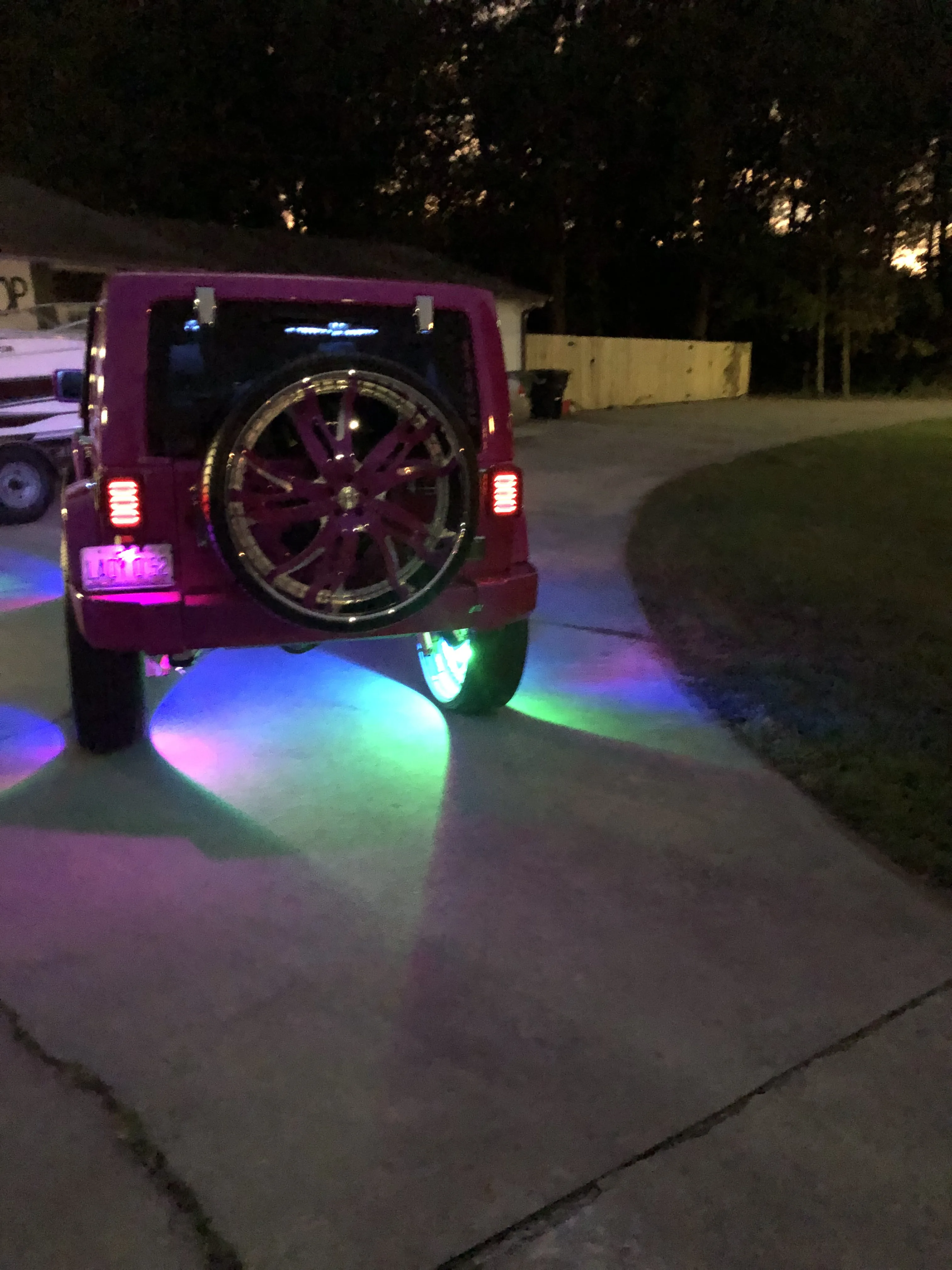 Wrangler night rear