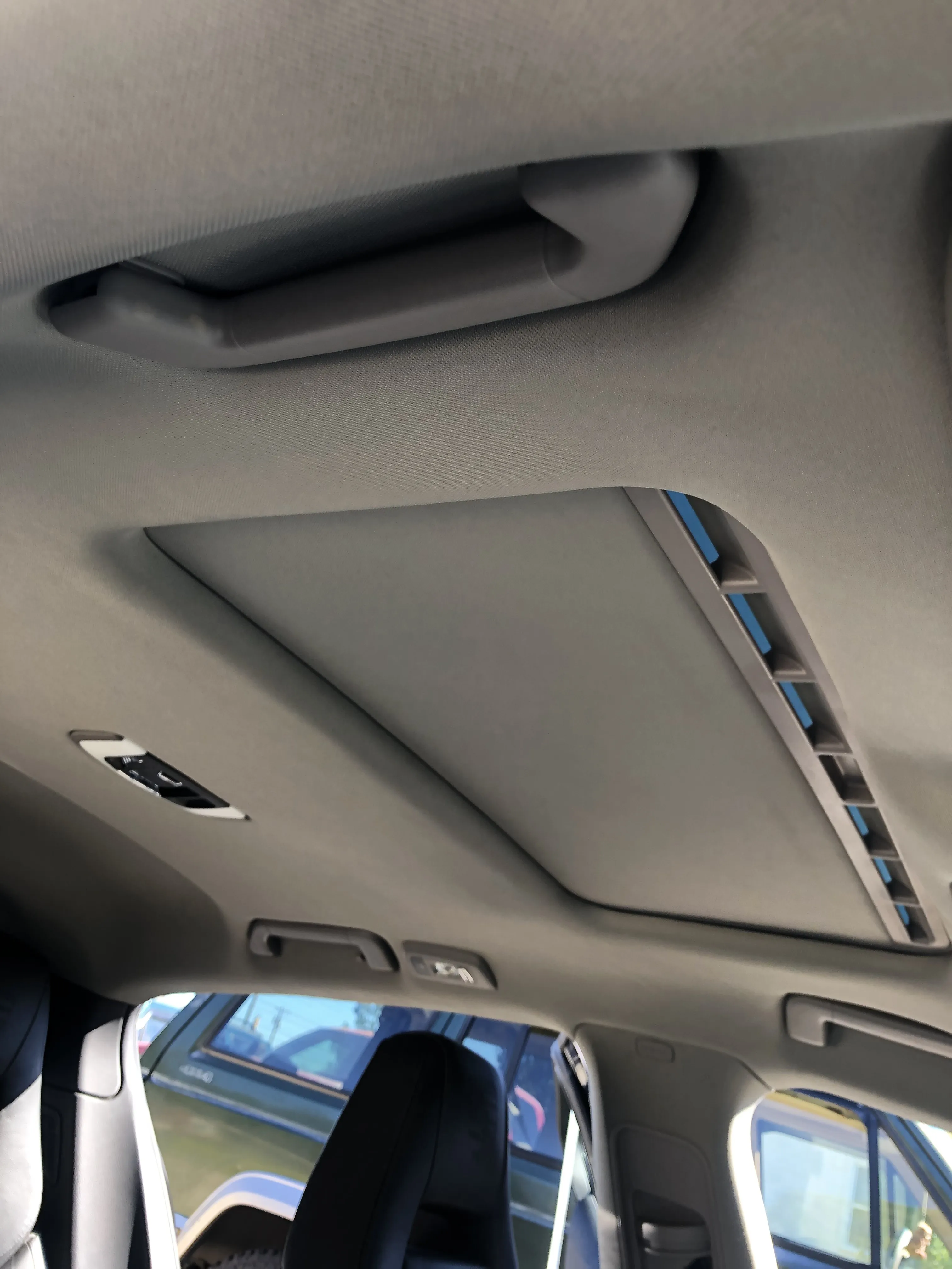 After — finished sunroof grab handle