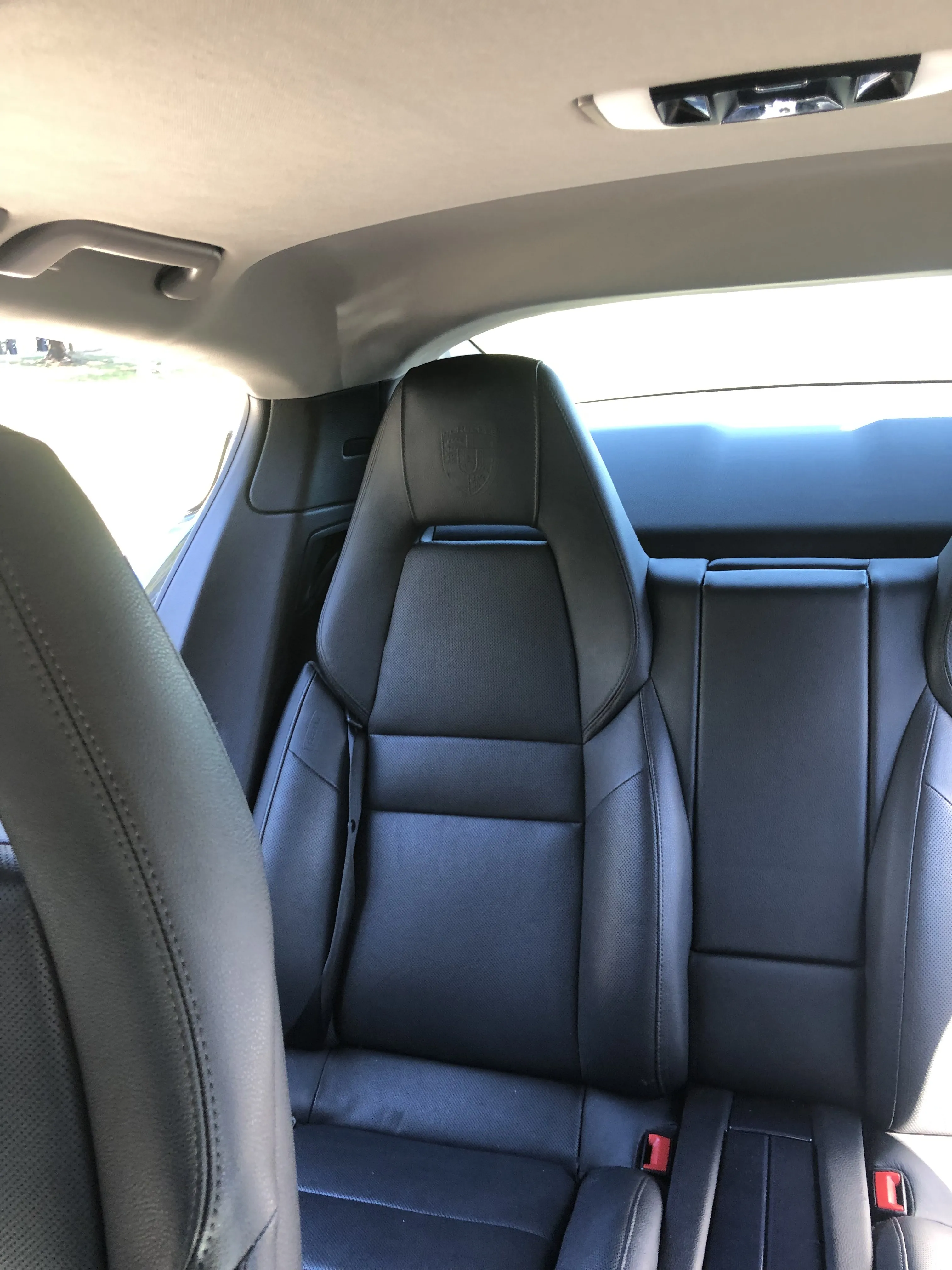 After — porsche headliner finished