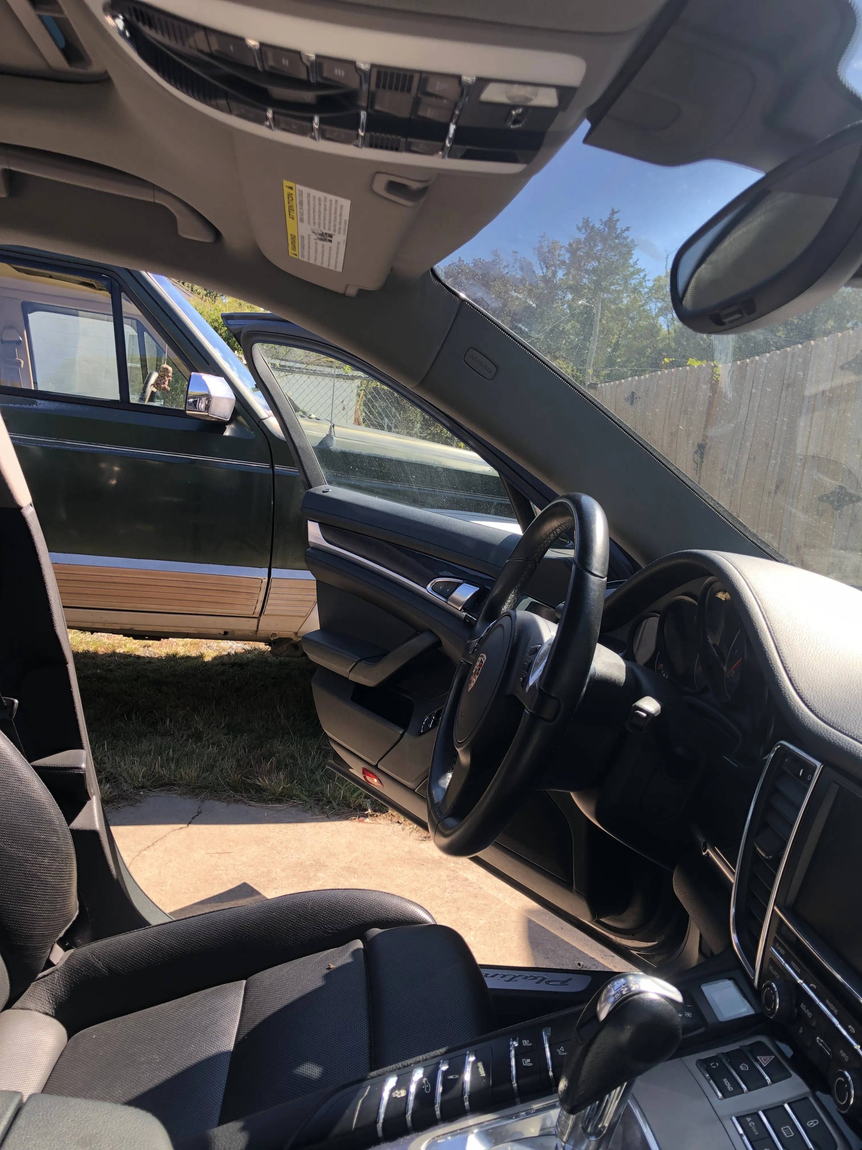 After — panamera from driver door