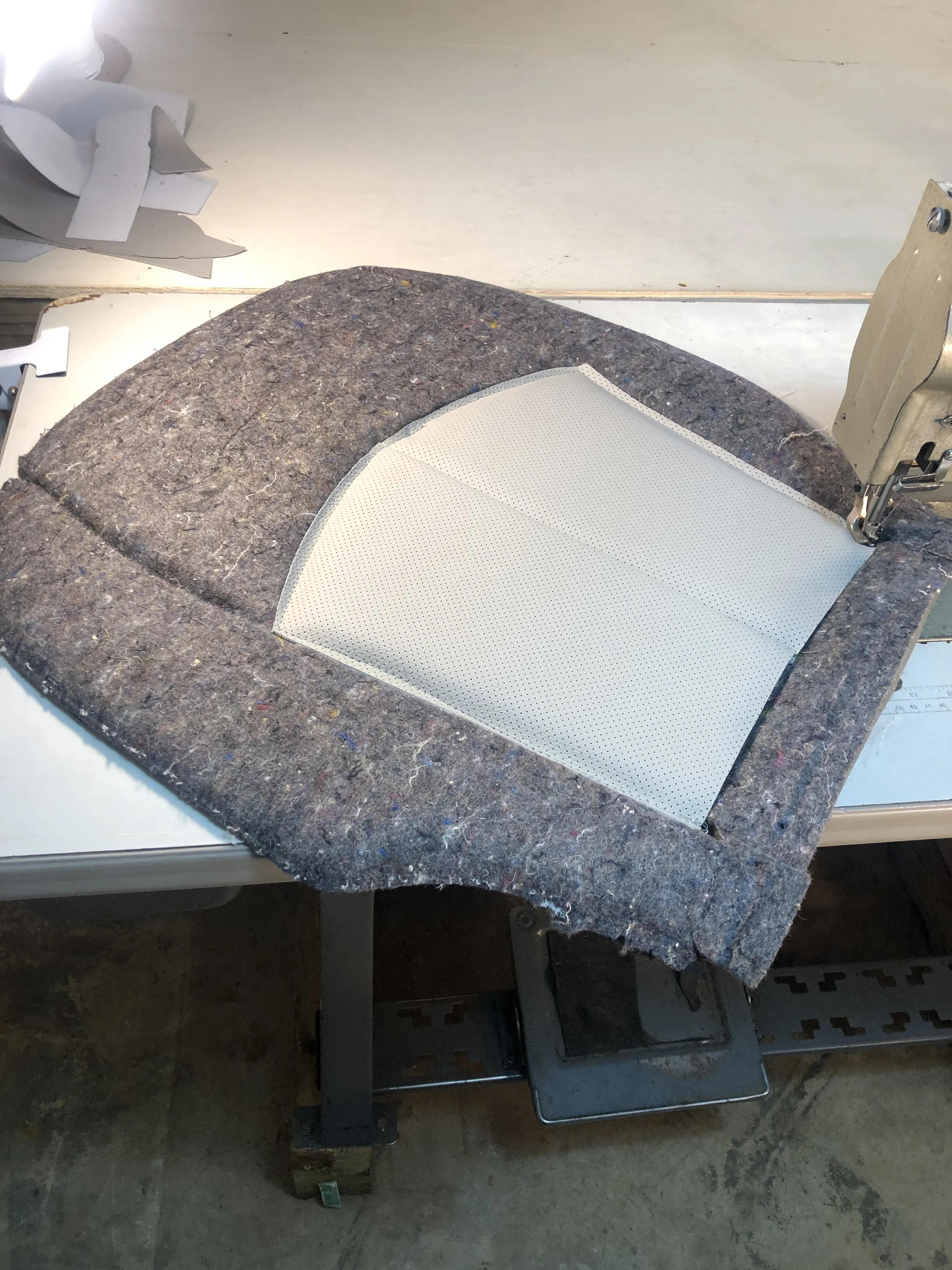 Padding on the machine
