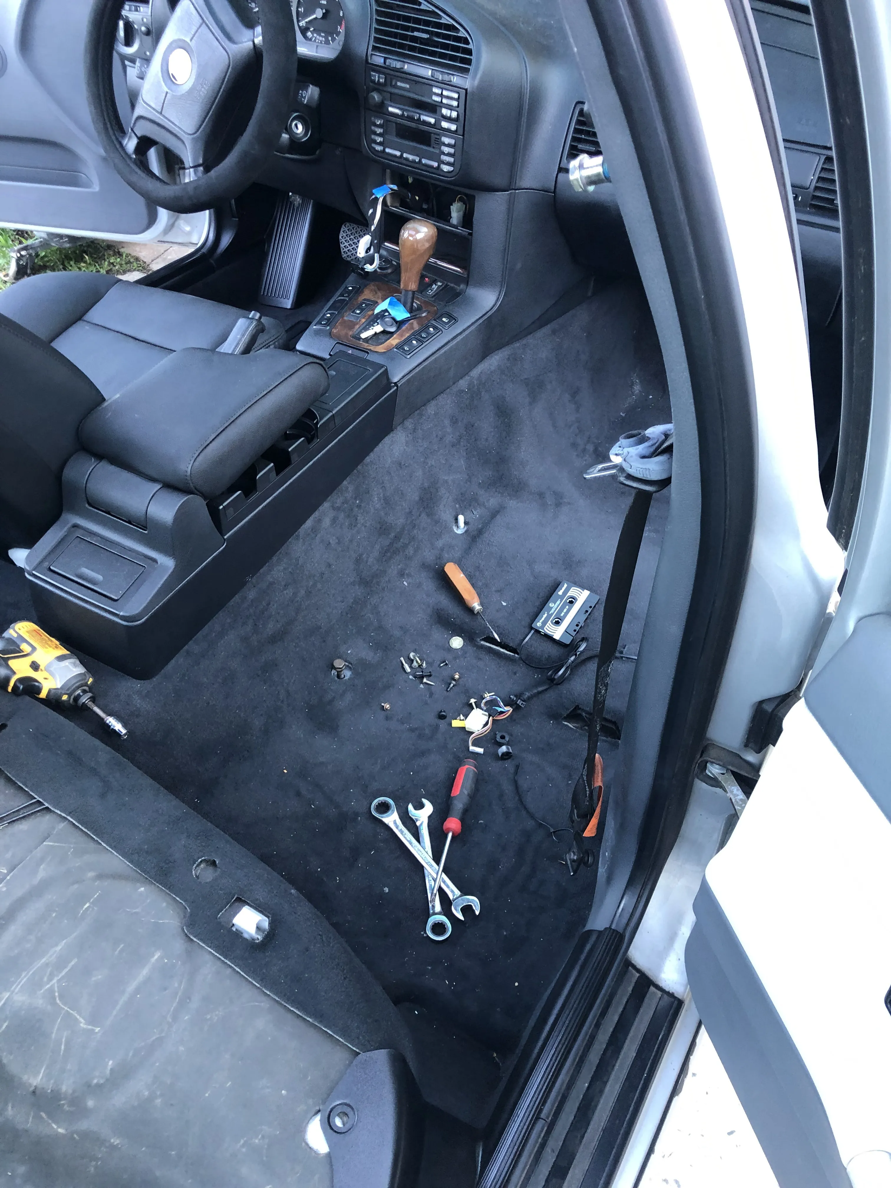 Install console area