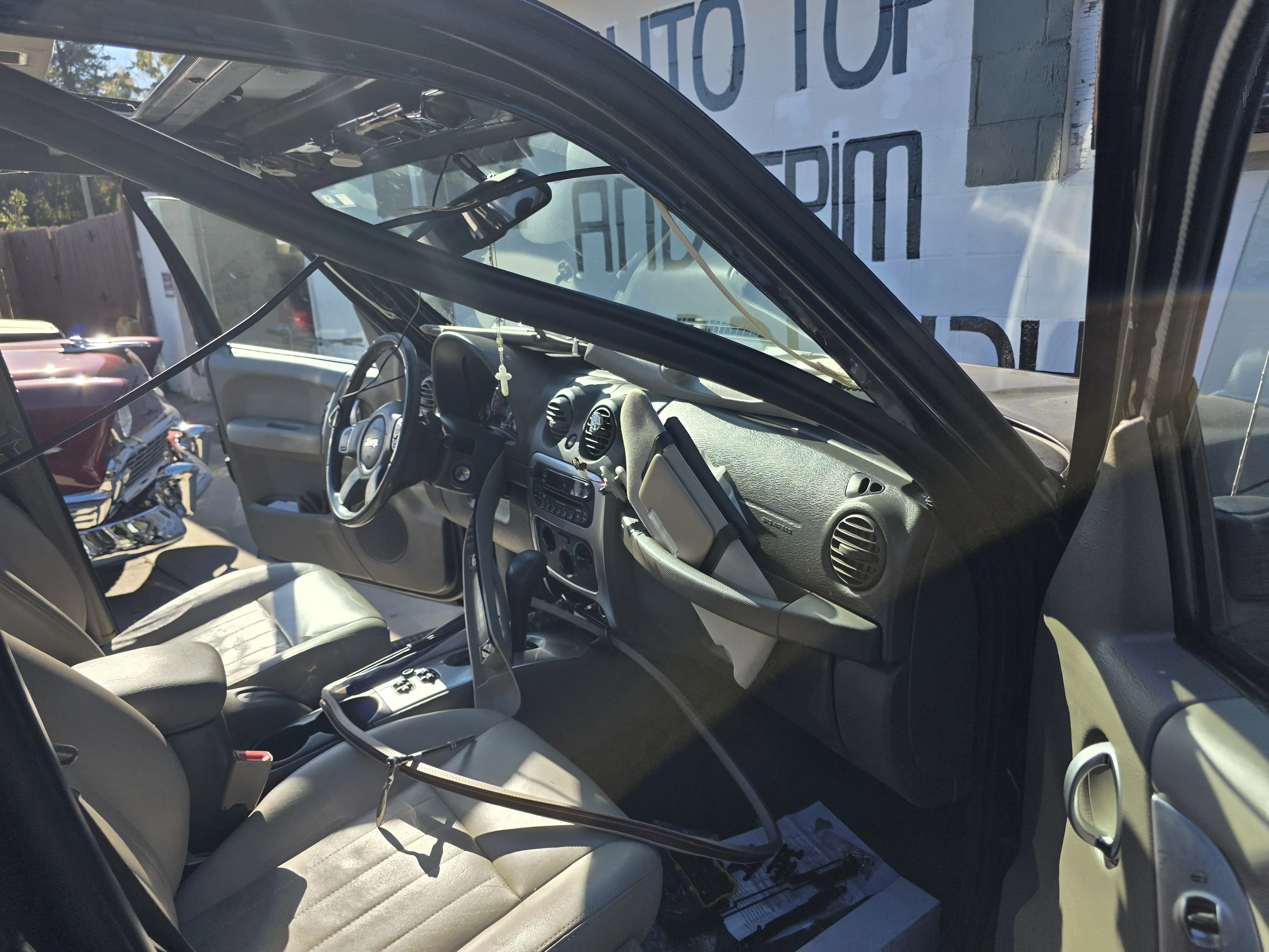 Dark interior dash