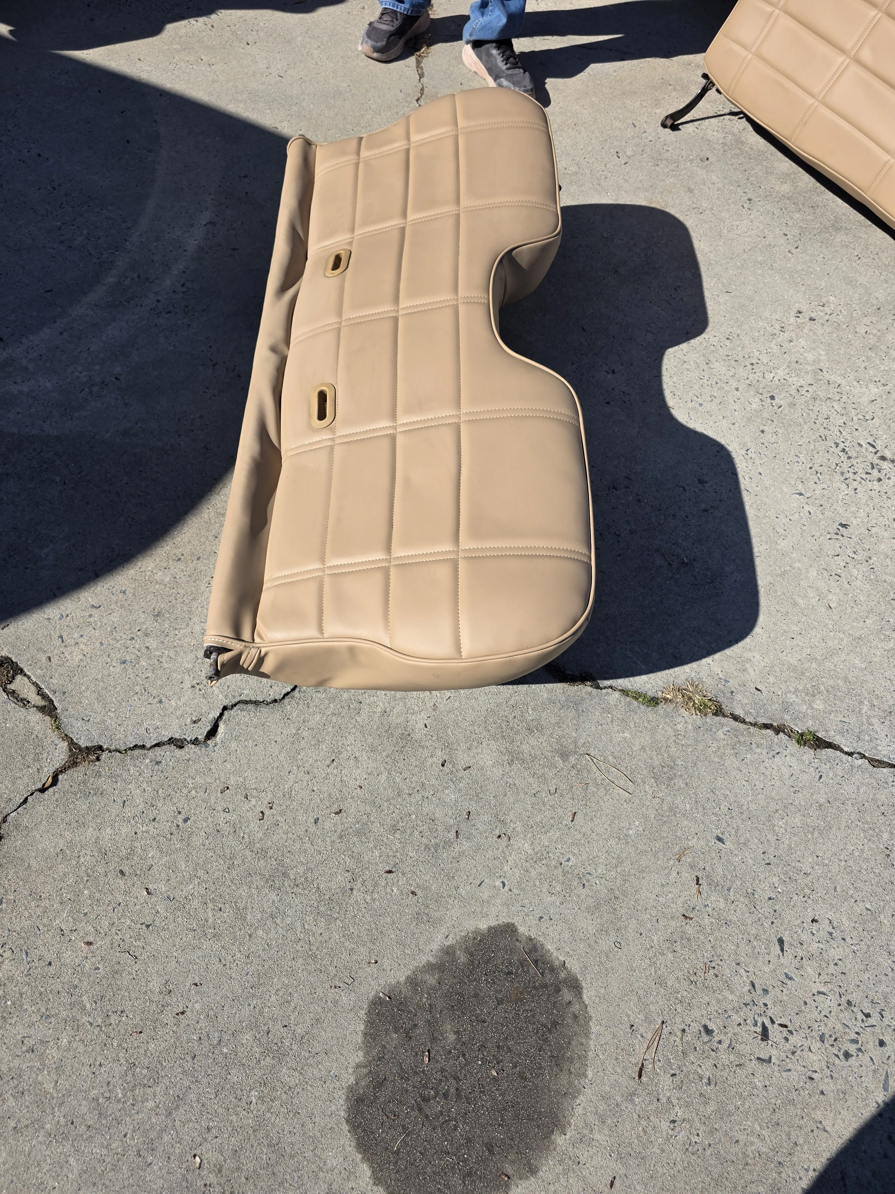After — tan panel upright
