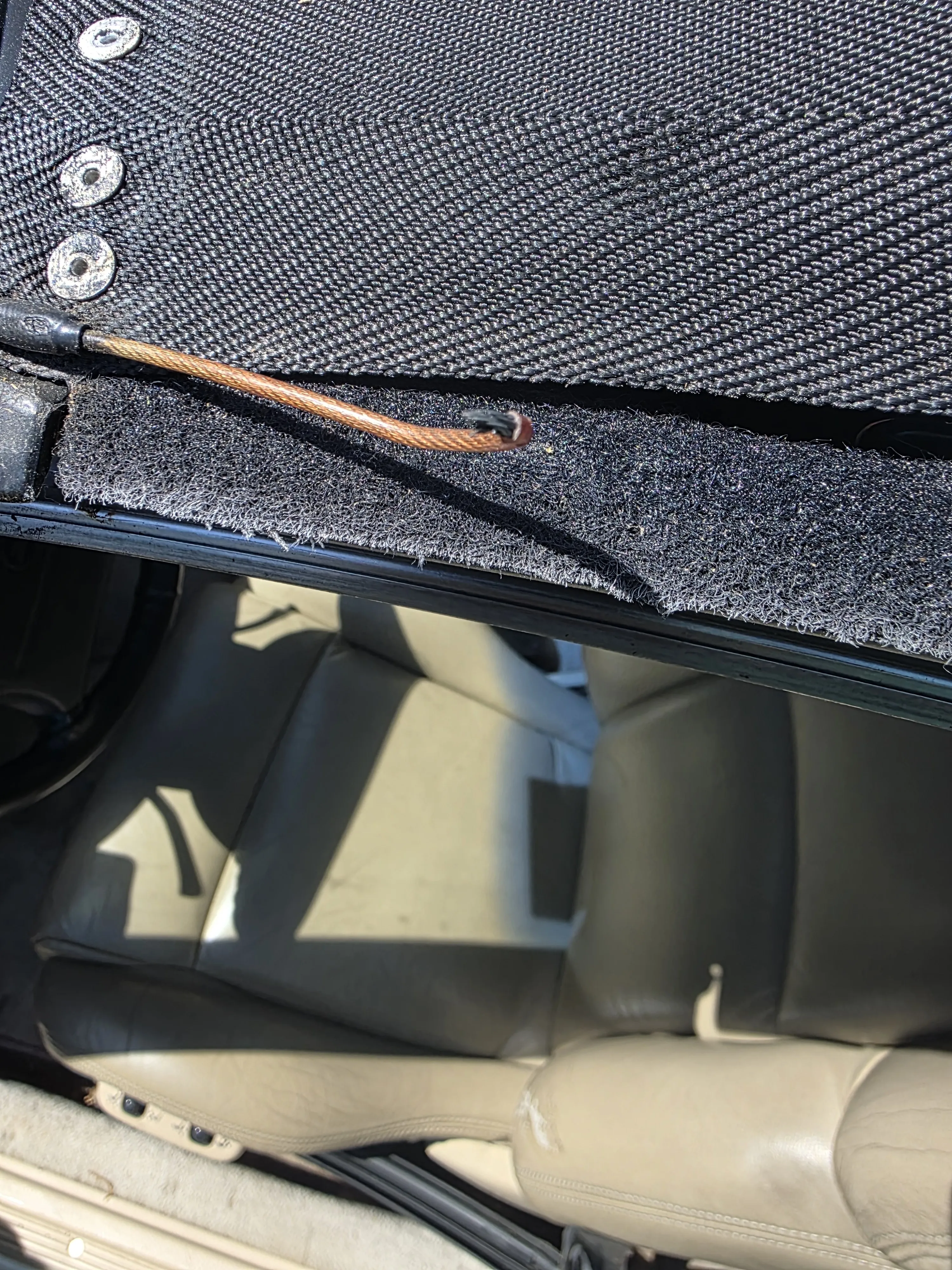 Top frame and headliner
